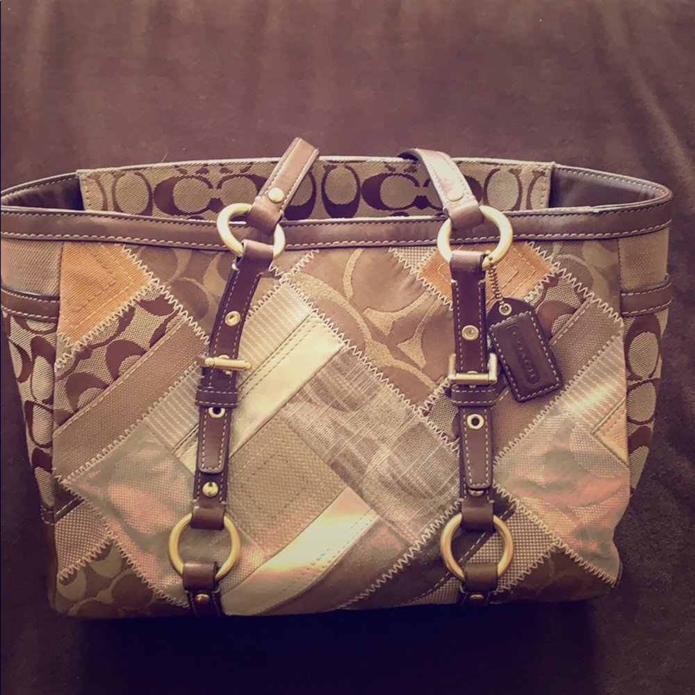 Coach purse - quilted look